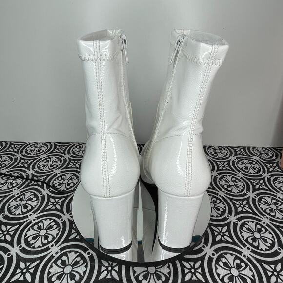 Wild Pair Becci Sock Booties white 8.5m - Picture 2 of 14